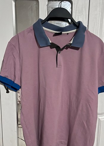 Hugo Boss Mor Düğmeli Polo Yaka Tişört - Görsel 2