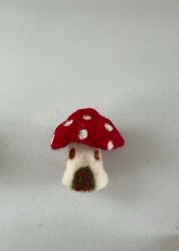 Kırmızı Renkli Mantar  Süsleri - Görsel 3