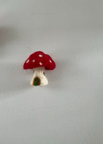 Kırmızı Renkli Mantar  Süsleri - Görsel 4