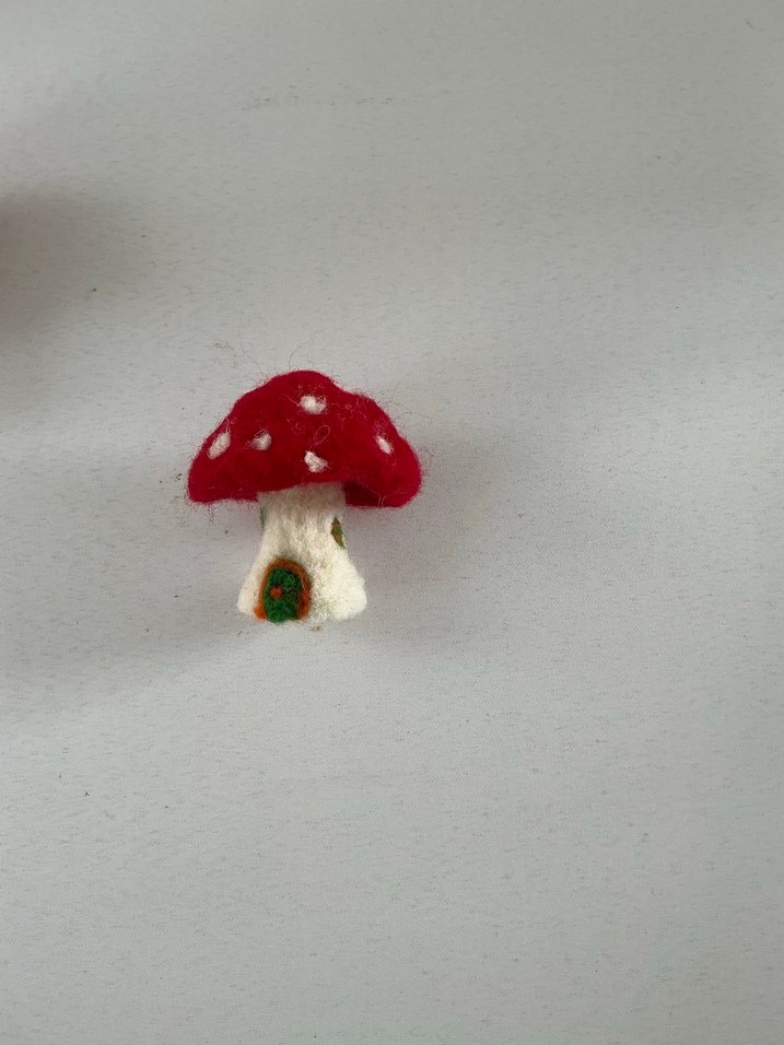 Kırmızı Renkli Mantar  Süsleri - Görsel 4