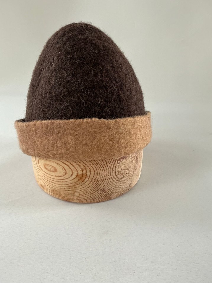 Kahverengi Yün 
Şapka - Görsel 3