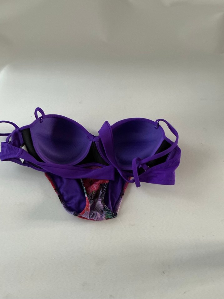 Mor Strappy Kadın Bikini Takımı Pierre cardin - Görsel 2