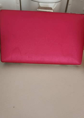 Beden Parlak Pembe Kadın Portföy Çanta
