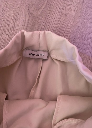 Bej Midi Kumaş Kadın Pantolon - Görsel 3