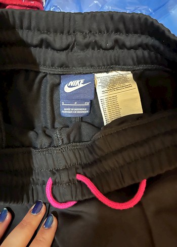 Kadın Siyah-Pembe Nike Eşofman Altı - Görsel 3