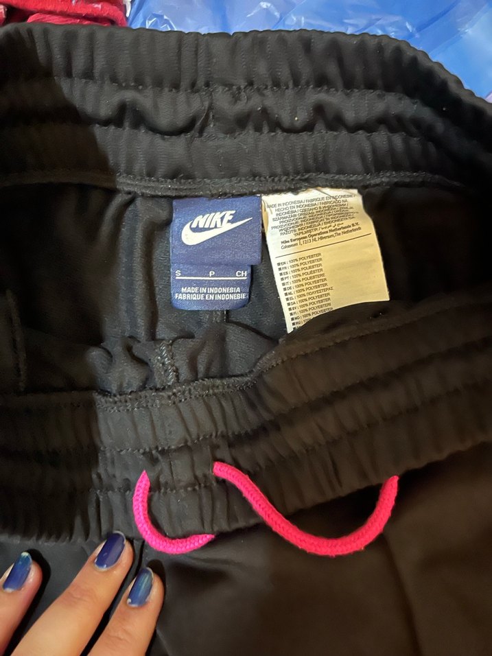 Kadın Siyah-Pembe Nike Eşofman Altı - Görsel 3