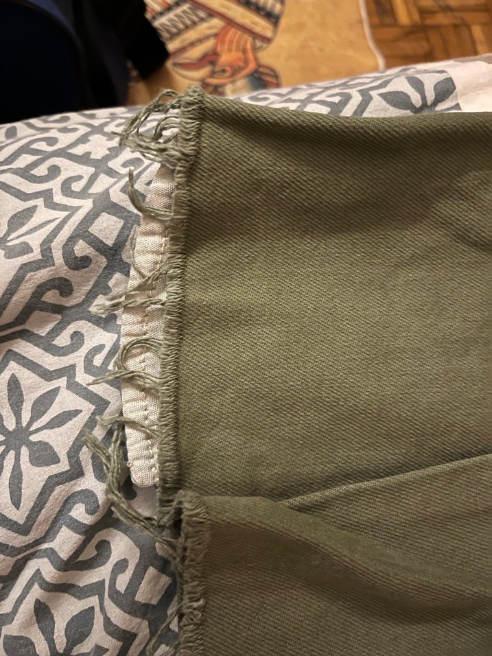 Kadın Haki Mini Şort Etek - Görsel 5