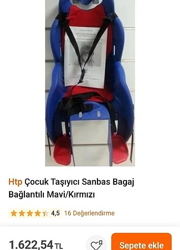 Diğer Htp Çocuk Taşıyıcı Sanbas Kadro Bağlantılı Mavi 