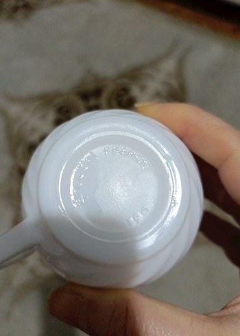 Pastel Çiçek Desenli Beyaz Porselen 6'lı Fincan Seti - Görsel 4