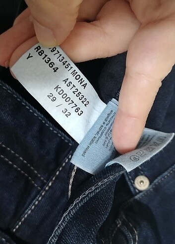 32 Beden Mavi jeans kot