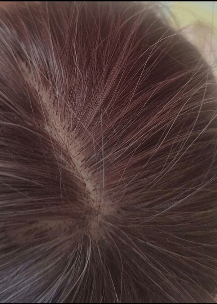 Sarı fiber sentetik kanekon peruk - Görsel 4