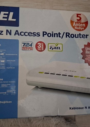 ZyXEL Kablosuz Access Point/Router Beyaz