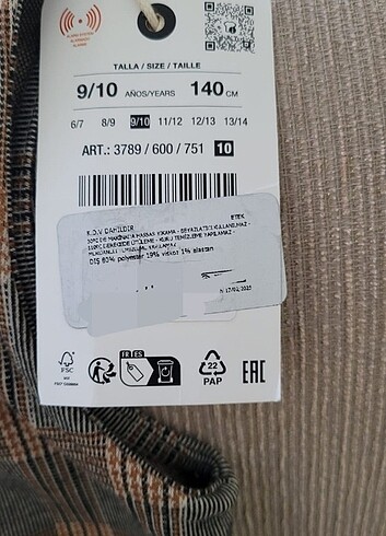 10 Yaş Beden Zara elbise