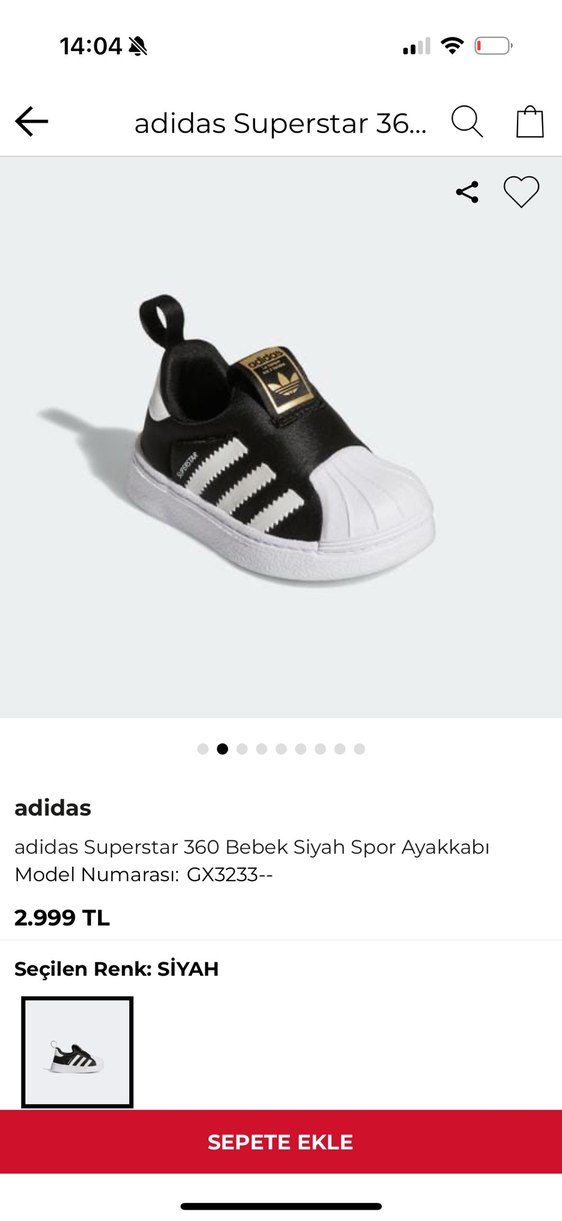 Siyah Çocuk Spor Ayakkabı - Görsel 4