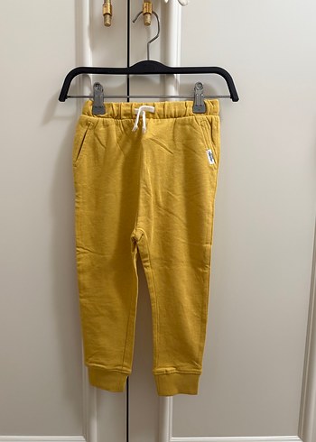 Sarı Loose Fit Çocuk Eşofman Altı - Görsel 2