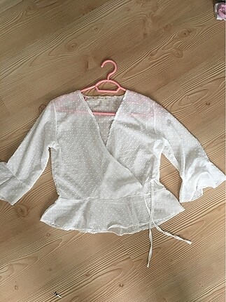 Sateen Tül Bluz