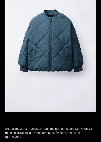 zara kapitone mont - Görsel 2