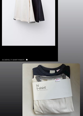 zara 2li bluz - Görsel 2