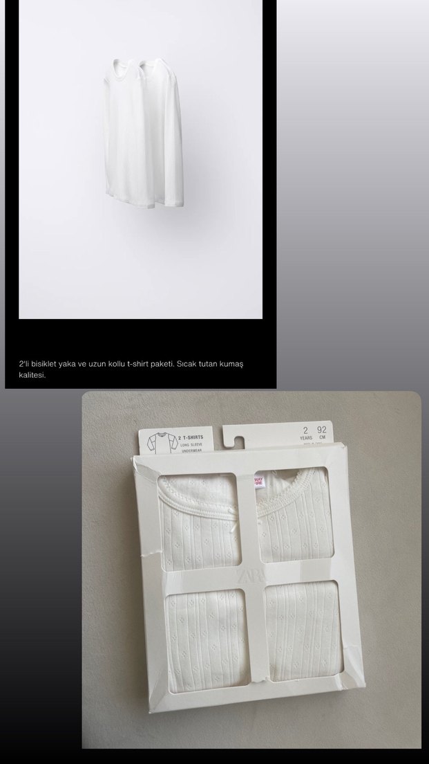 zara 2li bluz - Görsel 2