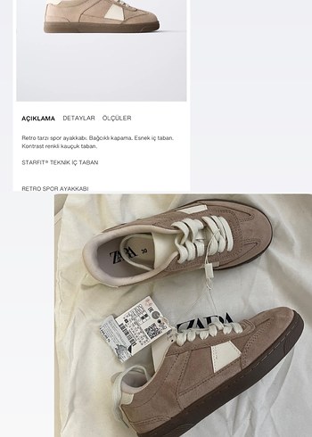 zara spor ayakkabı - Görsel 2