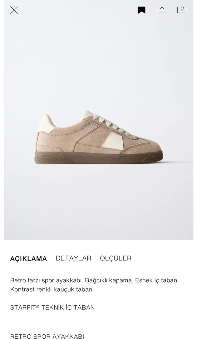 zara spor ayakkabı - Görsel 3