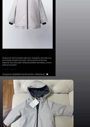 zara yağmurluk - Görsel 3