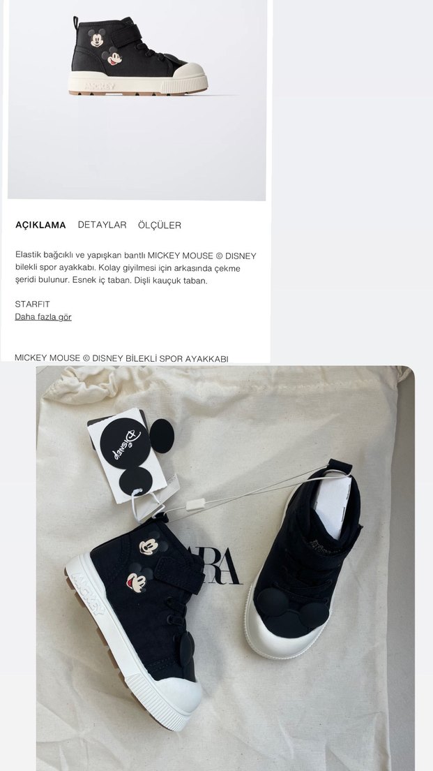 zara spor ayakkabı - Görsel 2