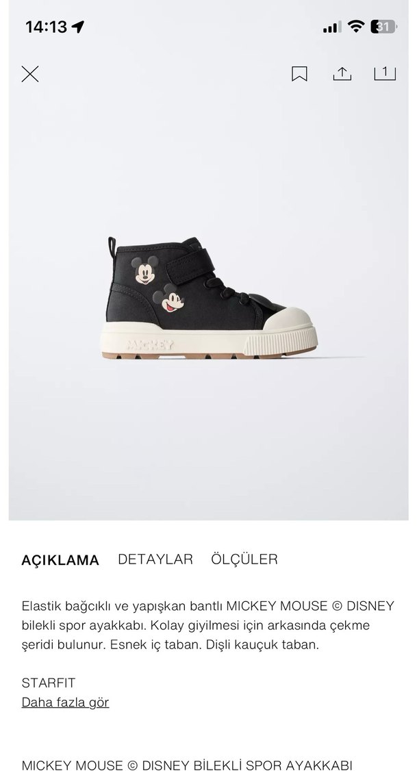 zara spor ayakkabı - Görsel 3