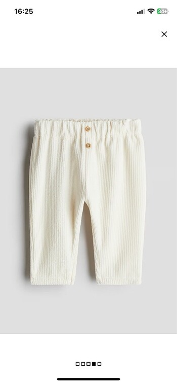 h&m velur pantolon