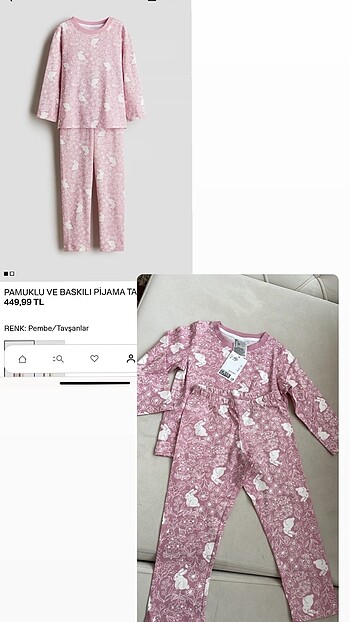 18-24 Ay Beden h&m pijama takımı