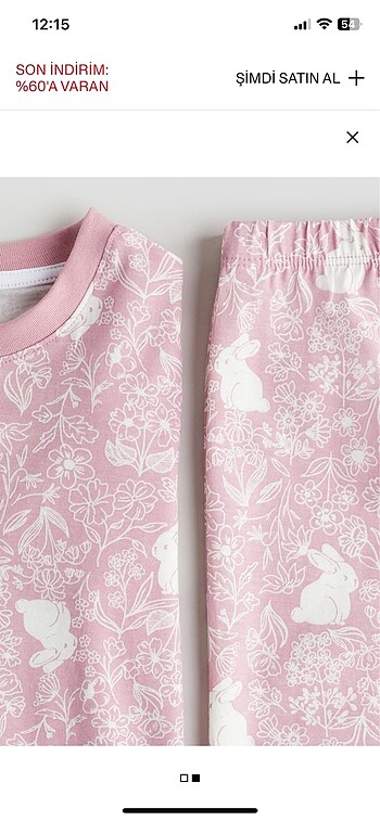 H&M h&m pijama takımı