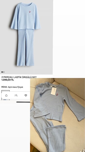 H&M h&m alt üst takım