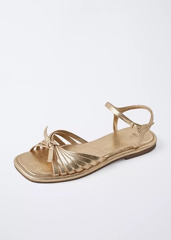 35 Beden zara metalik sandalet