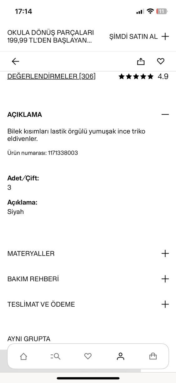 h&m eldiven - Görsel 3