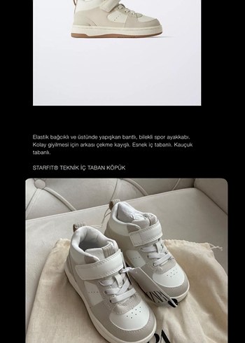 zara spor ayakkabı