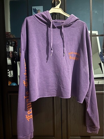 Mor Kısa Sweat