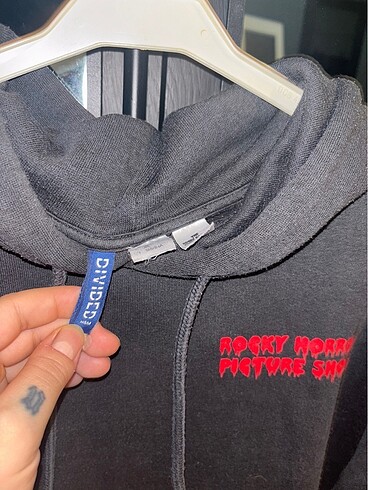 xs Beden siyah Renk HM hoodie