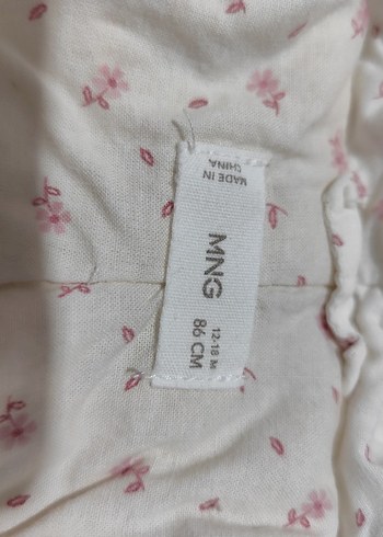 12-18 Ay Beden beyaz Renk mango peluş kaban