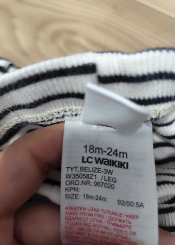 LC Waikiki Kız Çocuk Çizgili Streç Tayt