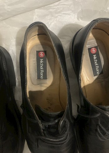 3 ad Siyah Klasik Erkek Deri Ayakkabılar markalar içinde 44-45no - Görsel 2