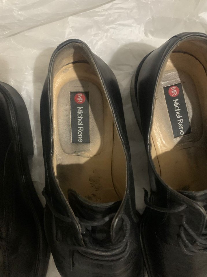 3 ad Siyah Klasik Erkek Deri Ayakkabılar markalar içinde 44-45no - Görsel 2