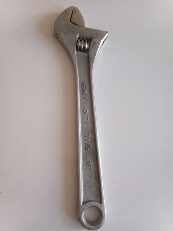 375 MM Ayarlanabilir Gri İngiliz Anahtarı - Görsel 2