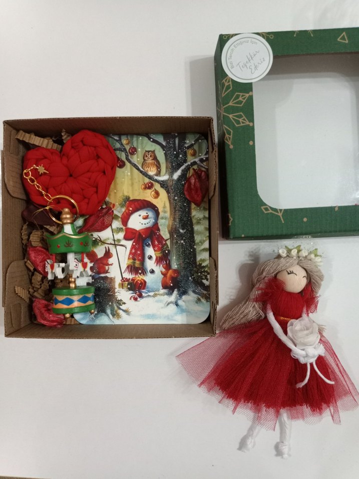 yeni yıl yılbaşı hediye paketi özel tasarım hediyelik - Görsel 2