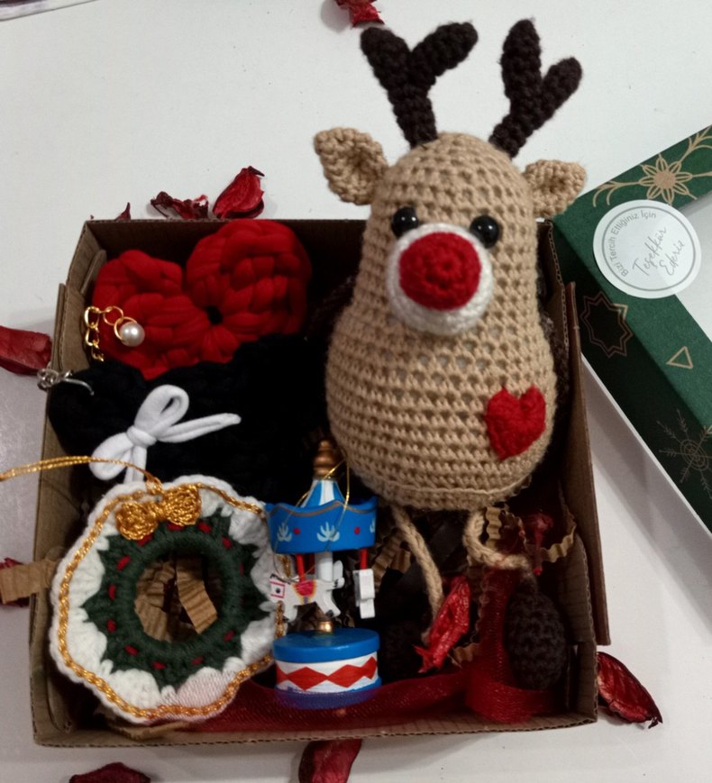 yeni yıl hediye paketi özel tasarım - Görsel 2