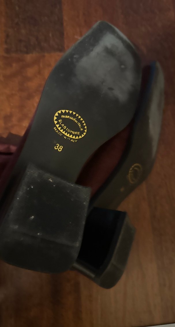 İtalyan bordo Süet Topuklu Kadın Bot - Görsel 3