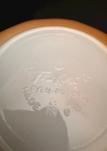 ANCOR HOCKING FIRE KING OVEN PROFF USA (orjinal since 60-79) - Görsel 8