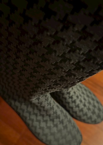 Kadın Gri Dizüstü Triko Yağmur Çizmesi - Görsel 3