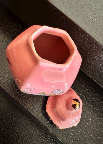 Minyatür 3lü altın varak detaylı vazo set - Görsel 2