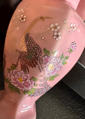 Minyatür 3lü altın varak detaylı vazo set - Görsel 7