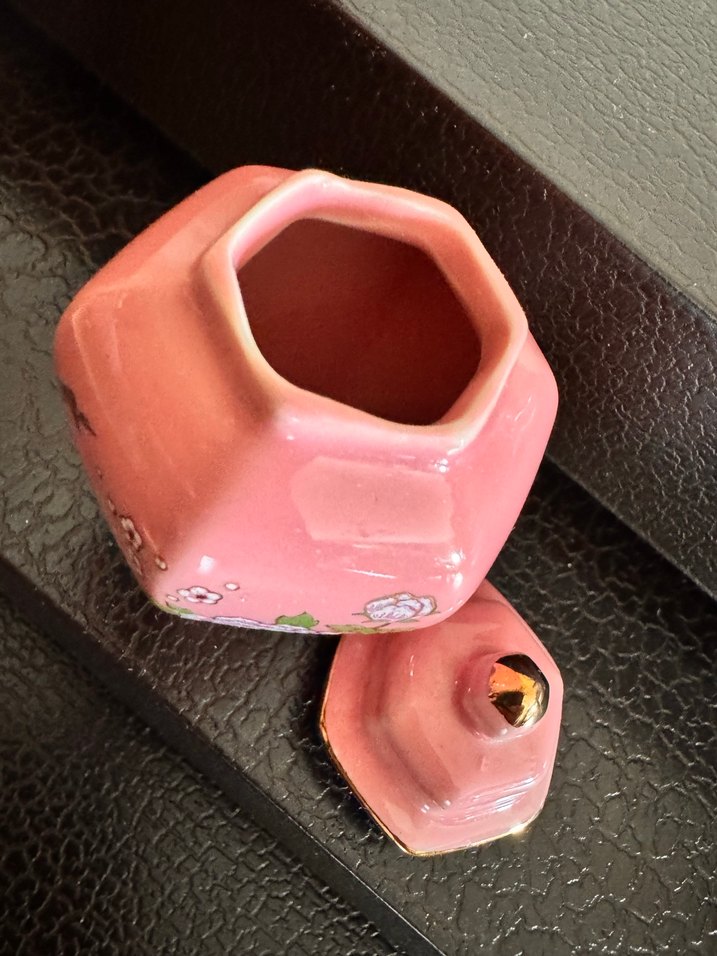 Minyatür 3lü altın varak detaylı vazo set - Görsel 2